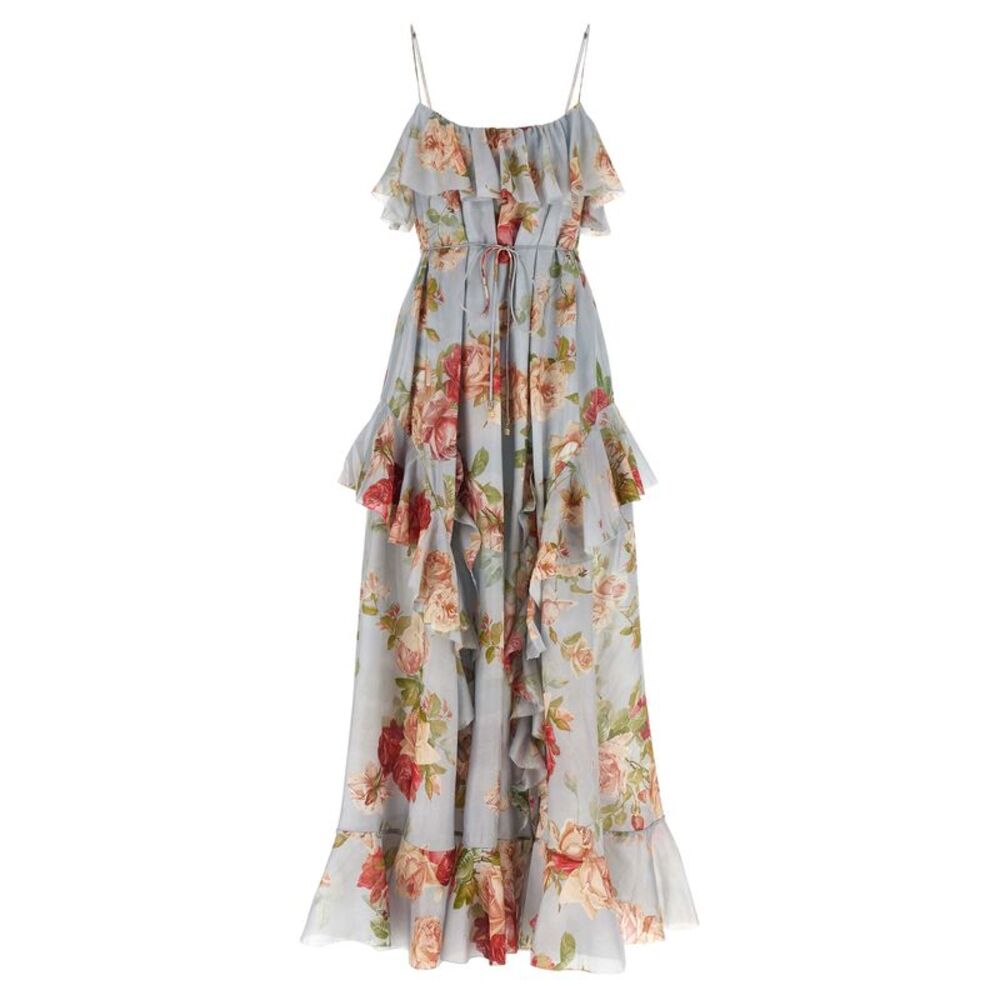Zimmermann Multicolor Silk Long Women's Dress